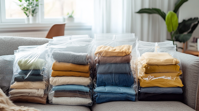 5 Usos Criativos do Saco Plástico Zip para Roupas