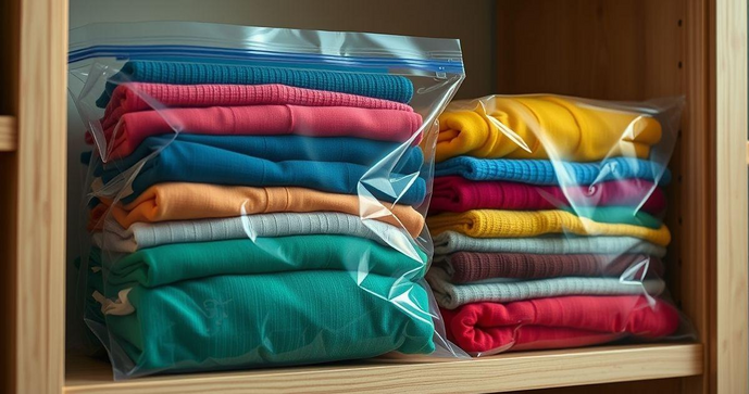 Saco Zip Lock para Roupas é a Solução Prática para Organizar e Proteger seus Pertences