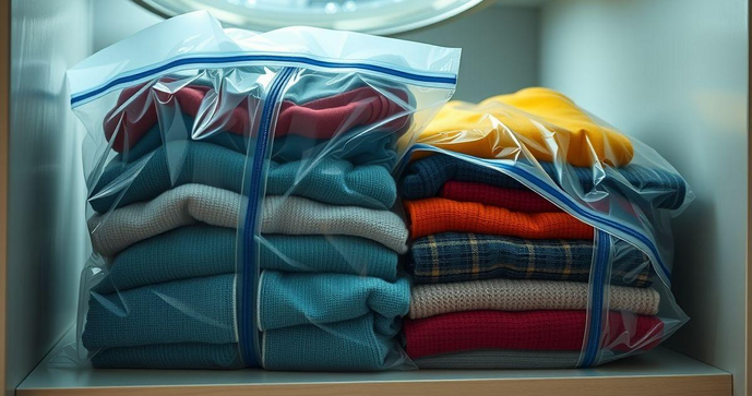 Saco plástico zip para roupas é a solução ideal para organização e proteção dos seus itens