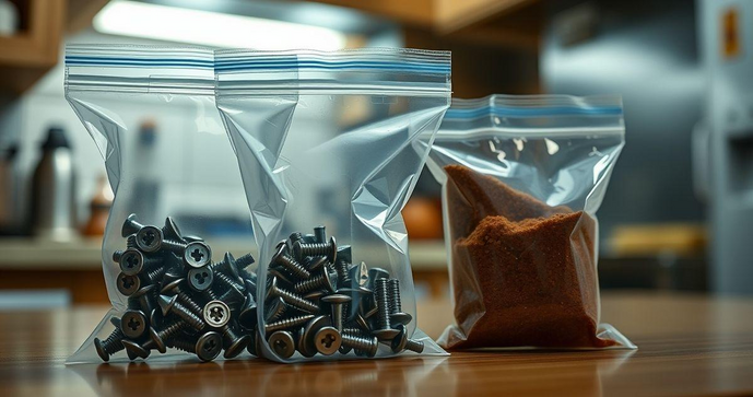 Zip lock pequeno: como escolher e utilizar para organização