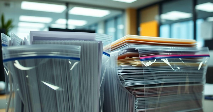 Como escolher sacos zip lock de documento empresarial ideais para proteção e organização