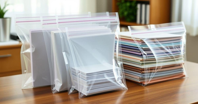 Como Escolher Sacos Zip Lock de Documentos Liso para Sua Organização
