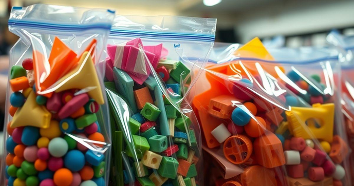 Sacos plásticos com fechamento zip lock são a solução ideal para organização e conservação