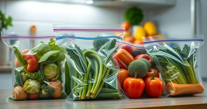 Sacos zip para alimento liso são essenciais para sua cozinha