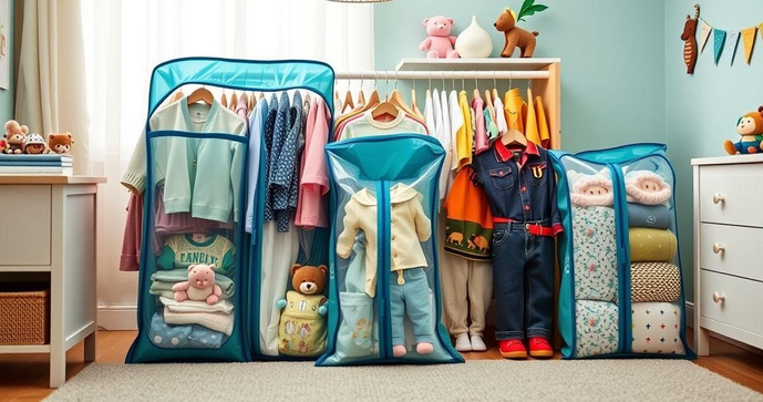 Sacos zip para roupas infantis como solução prática e segura